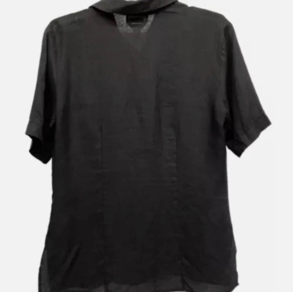 Talbots Black Button Down Shirt - Picture 4 of 4